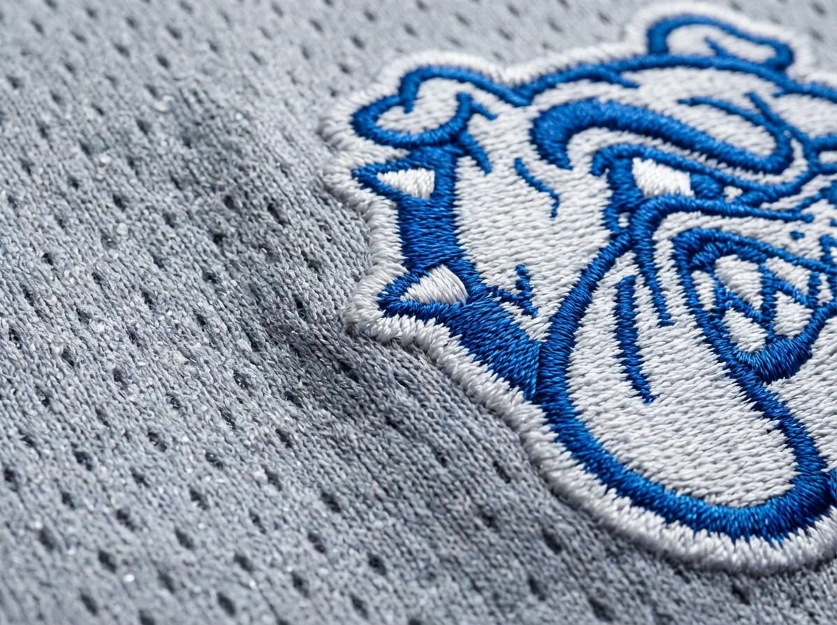 High-performance moisture-wicking fabric for custom basketball uniforms.