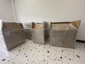 cartons ready for shipment warehouse