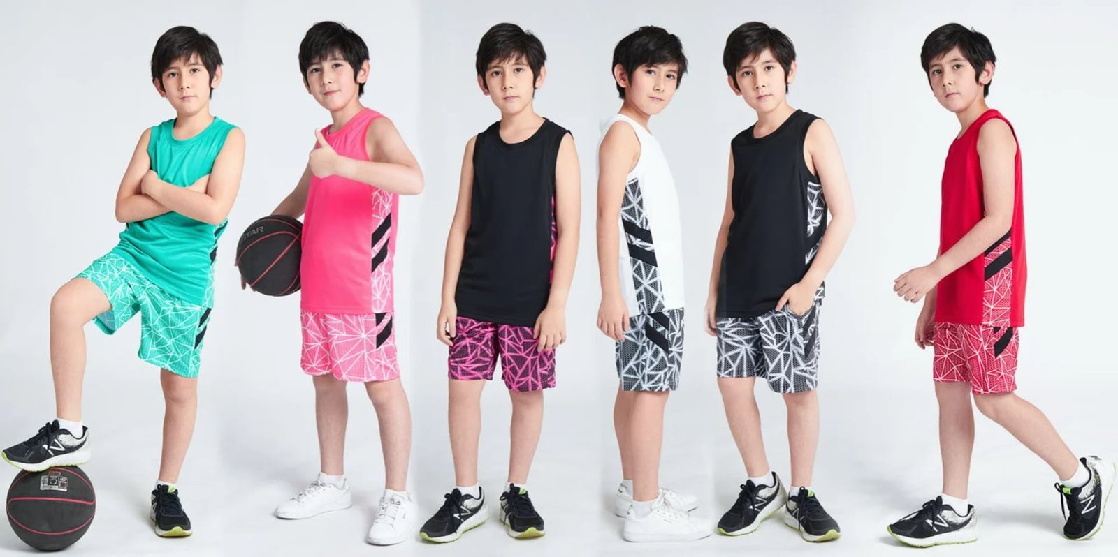 Youth basketball team celebrating